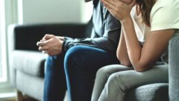 Picture of a couple attending a therapy session. Is your marriage suffering from infidelity issues? Find out if emotional healing while moving forward is possible by working with a relationship therapist in Delray Beach, FL.