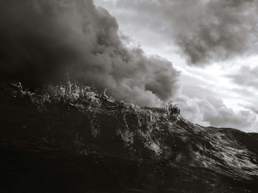 Photo of a stormy ocean wave. Anxiety can cause you to shut down and push away the people who care about you most. Learn how to cope and thrive through relationship therapy in Delray Beach, FL.