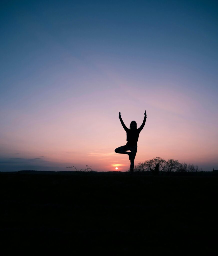 Sunset yoga | panic disorder treatment delray beach | anxiety causes | anxiety treatment | Delray Beach, Florida | Highland Beach | Juno Beach | Loxahatchee | Atlantic Avenue | Palm Trails A woman's silhouette doing yoga at sunset. Are you looking for holistic treatment for panic attacks? Anxiety therapy in Delray Beach, FL, uses holistic solutions like mindfulness and yoga to lead you toward calm and clarity.