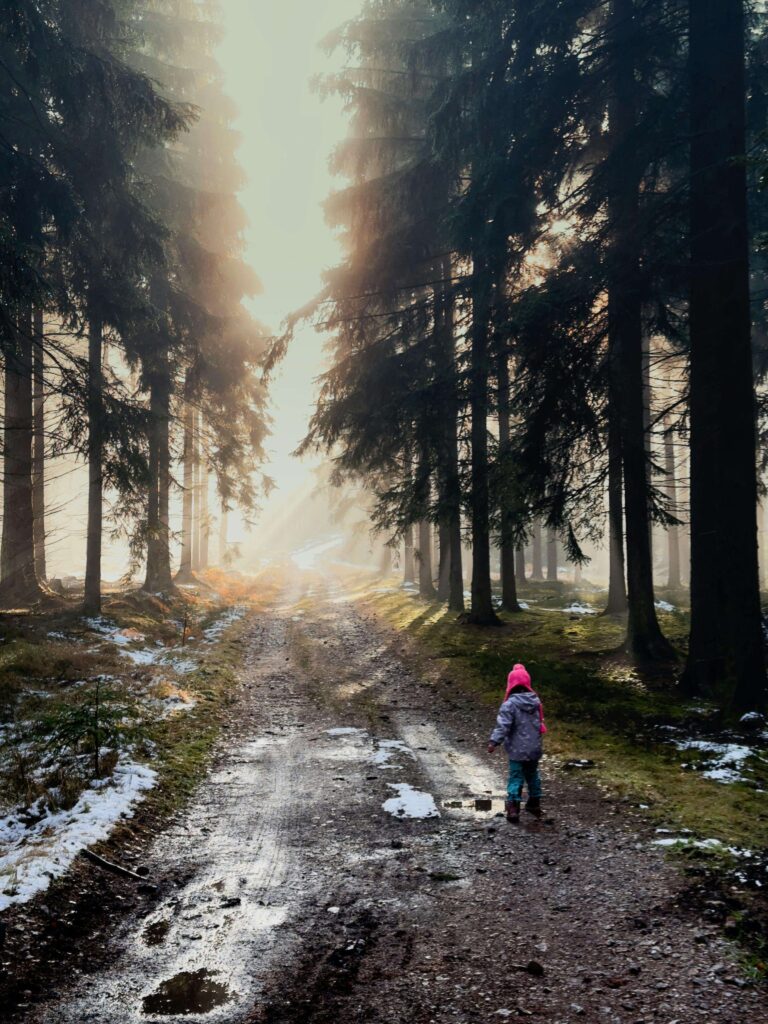 Small child | childhood causes anxiety delray beach | anxiety therapist | family dynamics and anxiety | Delray Beach, Florida | Highland Beach | Palm Beach County | Boynton Beach | The Village by the Sea | Del-Ida Park A small child walks alone down a misty forest path. How do the family dynamics of your childhood influence the anxiety you experience as an adult? Anxiety therapy in Delray Beach, FL, helps you understand those early patterns and break free from them.